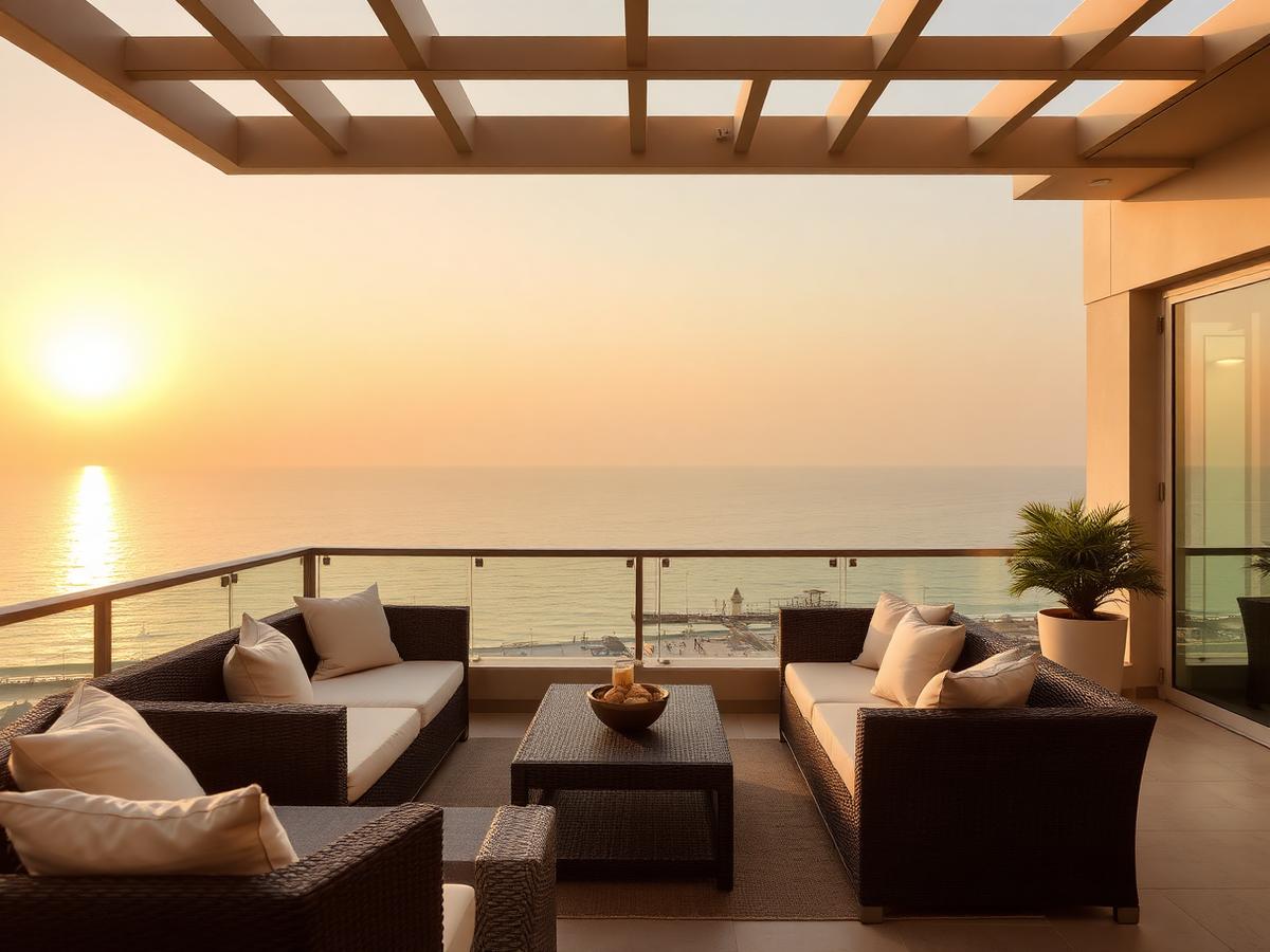 Beachfront Terrace Residence — interior showcase